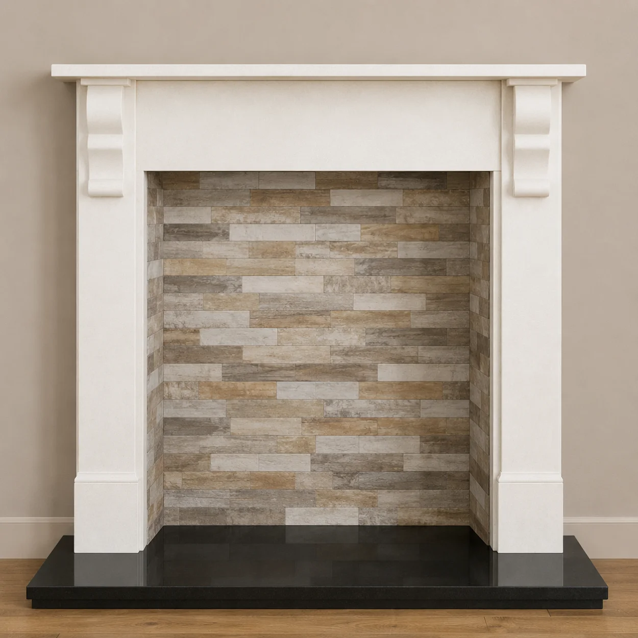 Plain Corbel Aegean Limestone Surround