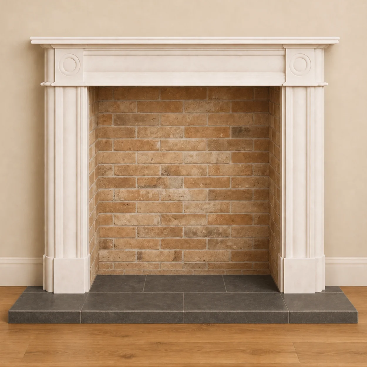 Roundel Aegean Limestone Surround
